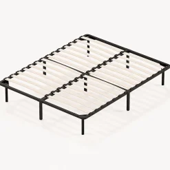 Teeno Dewinner Sommier à Lattes sur Pieds,Lit 2x14 Lattes,7 Pieds Inclus,160x200 CM* Sommier