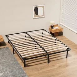 Teeno Dewinner Sommier à Lattes sur Pieds,Lit 2x14 Lattes,7 Pieds Inclus,160x200 CM* Sommier