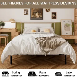 Teeno Dewinner Sommier à Lattes sur Pieds,Lit 2x14 Lattes,7 Pieds Inclus,160x200 CM* Sommier