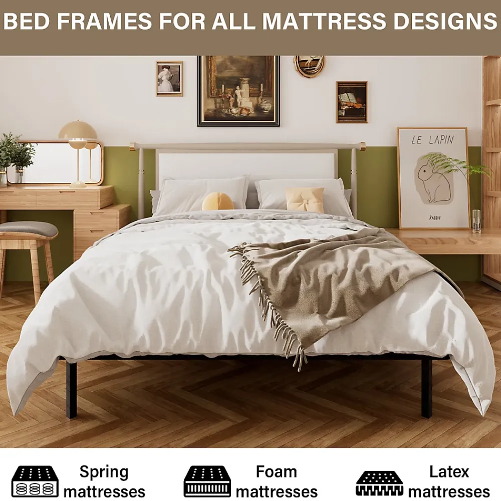 Teeno Dewinner Sommier à Lattes sur Pieds,Lit 2x14 Lattes,7 Pieds Inclus,160x200 CM* Sommier