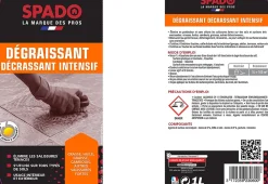 Spado Dégraissant décrassant intensif senteur jardin d'agrumes professionnel 1L* Nettoyant Pour Cuisine