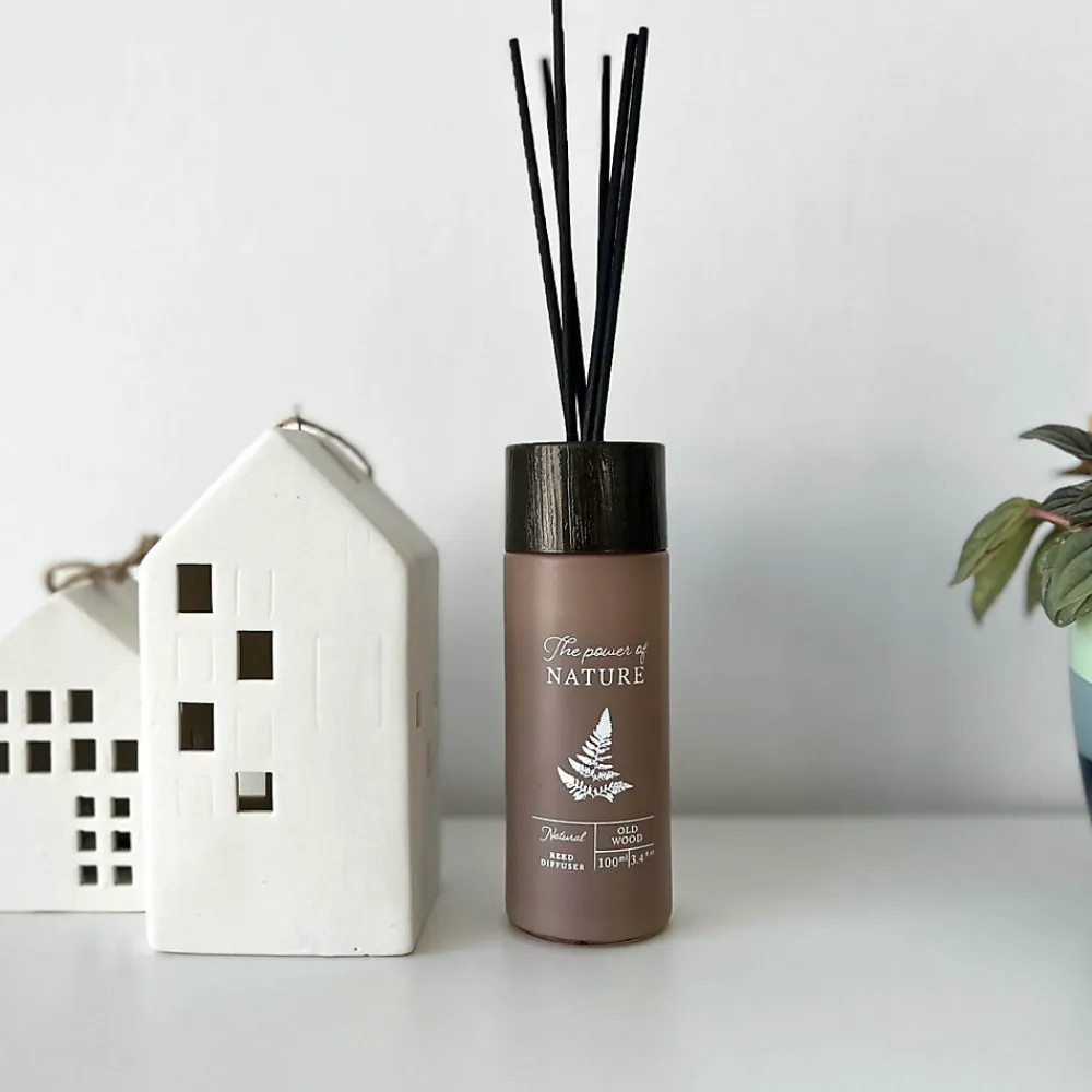Diffuseur de Parfum avec 6 Bâtonnets d'Essence en Bois Vieilli Idées Cadeaux>Mobili Rebecca Outlet