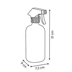 Distributeur Spray de Savon Transparent H21 cm - Transparent-><noscript><img width=