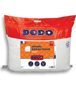 - Couette - Bien au chaud - 140 x 200 - 400g/m² - VOLUPT'AIR - Blanc>Dodo Outlet