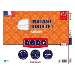 - Couette - Instant douillet - 220 x 240 cm - 300g/m² - Blanc><noscript><img width=