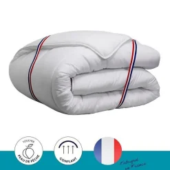 Couette légere Country - 200 x 200 cm - Blanc><noscript><img width=