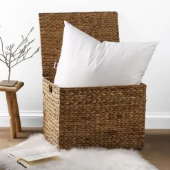 Lot de 2 Oreillers Anti-Acariens Belle Nuit 60x60 cm blanc><noscript><img width=