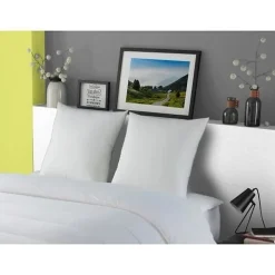 Oreiller Duvet Oie MORZINE Anti-Acariens 65x65cm blanc><noscript><img width=