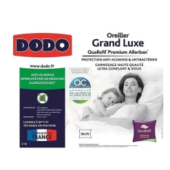 Oreiller Grand luxe Quallofil Allerban 50x70cm>Dodo Sale