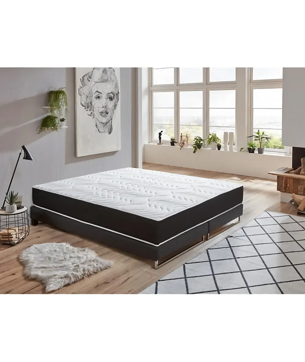 Matelas 140x190 - Mousse mémoire de forme - 22 cm - Ferme - V1080>Dormipur Outlet