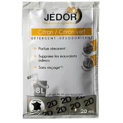 Dosettes 2D détergent nettoyant désodorisant - Jédor - Parfum Floral (100 dosettes)>Le Plus De L'Entretien Hot