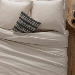 Drap en coton - lin - 180x290 cm - Atmosphera><noscript><img width=