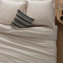 Atmosphera Créateur D'Intérieur Drap en coton - lin 240x290 cm - Atmosphera* Drap Plat