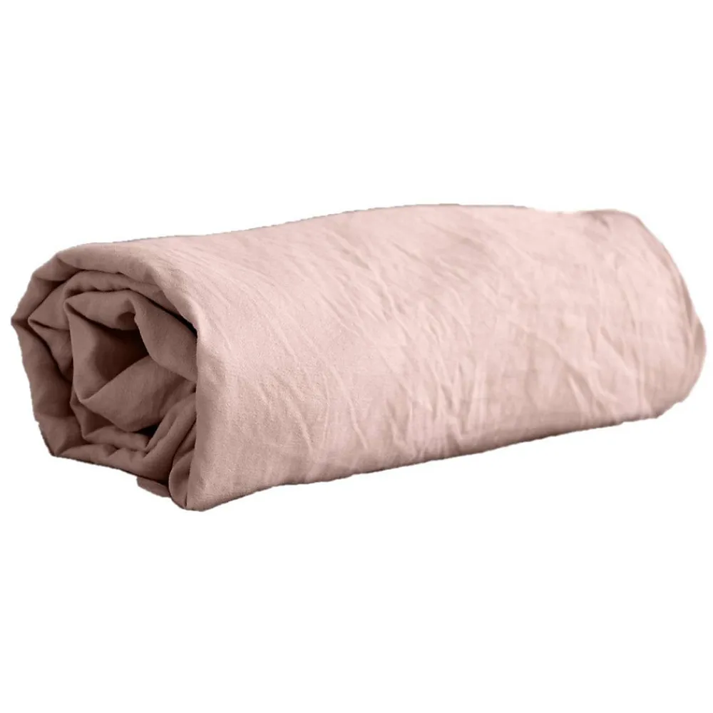 Drap housse - 100% microfibre lavée>Côté Déco Outlet