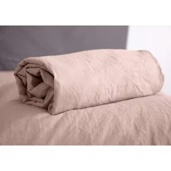 Drap housse - 100% microfibre lavée>Côté Déco Outlet