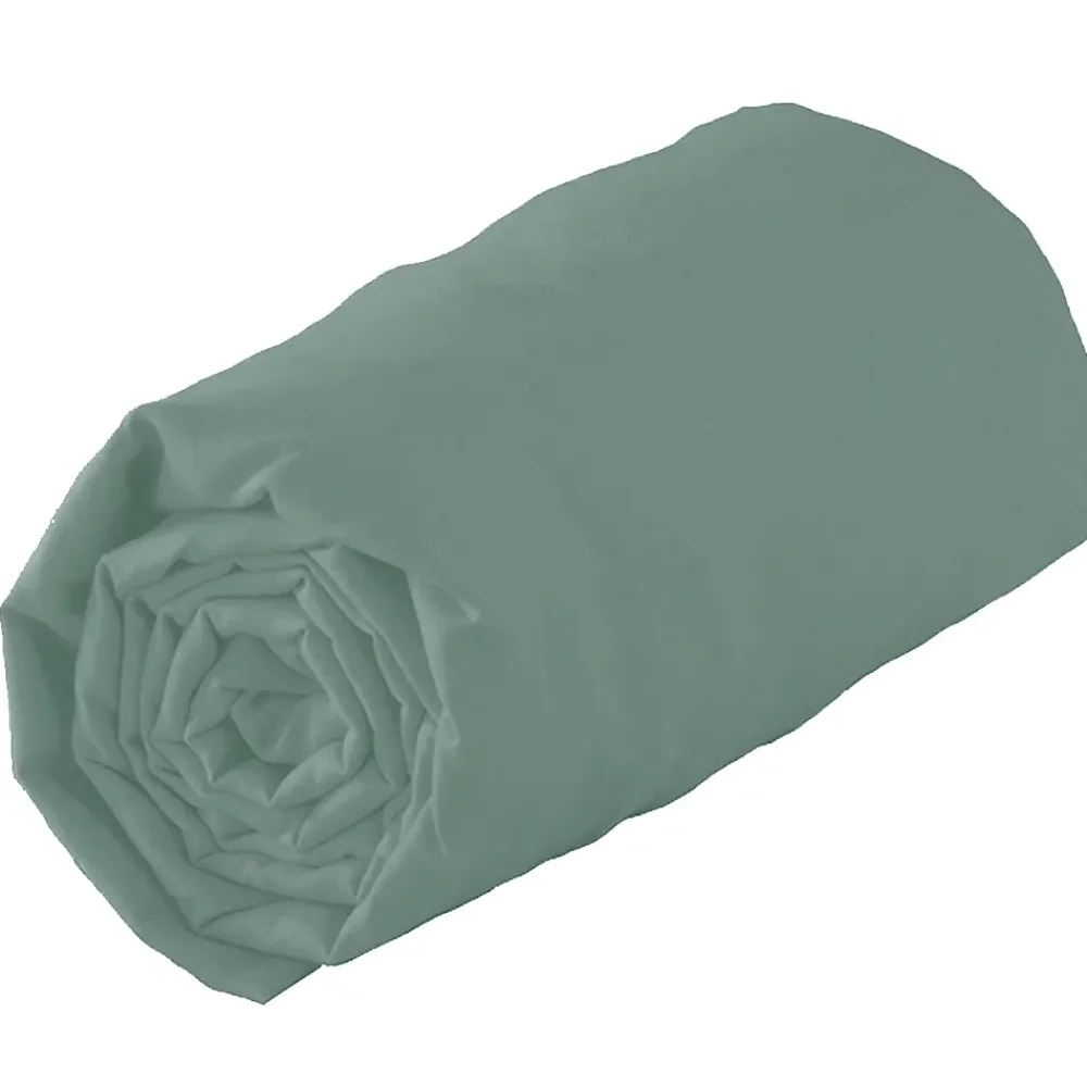 Tradilinge Drap housse 100% coton biologique - bonnet 30 cm (90x200cm - Bronze)* Drap Housse|Drap Housse