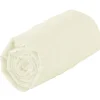 Tradilinge Drap housse 100% coton biologique - bonnet 30 cm (140x190 cm - Sable)* Drap Housse|Drap Housse
