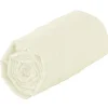 Drap housse 100% coton biologique - bonnet 30 cm (160x200 cm - Sable)>Tradilinge Sale