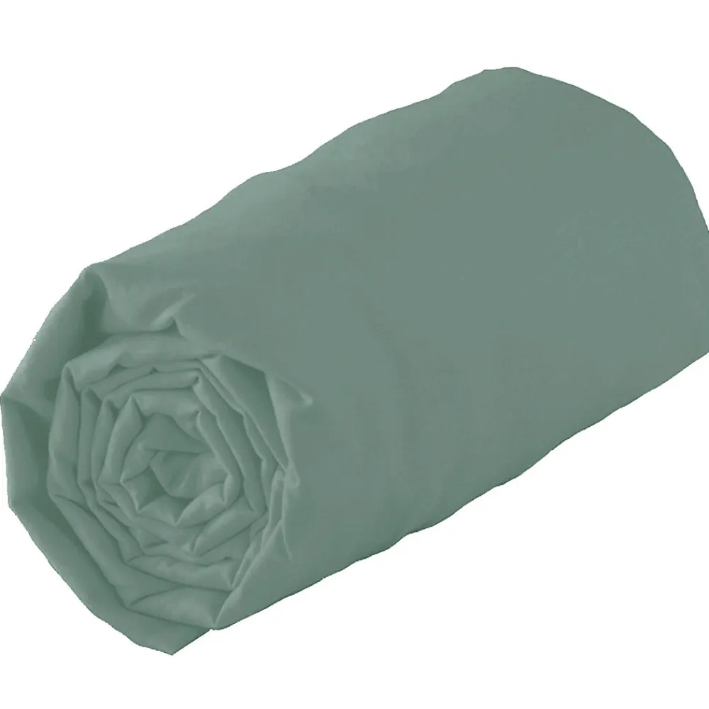 Drap housse 100% coton biologique - bonnet 30 cm (90x190 cm - Bronze)>Tradilinge New