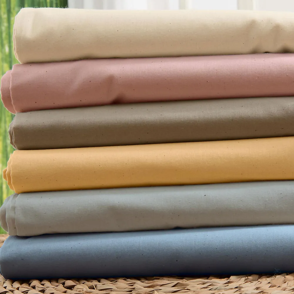 Drap housse 100% coton biologique - bonnet 30 cm (90x190 cm - Bronze)>Tradilinge New