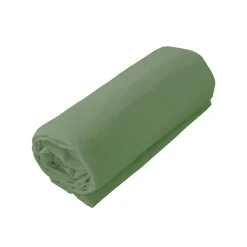 Drap housse 100% coton biologique - bonnet 30 cm (140x190 cm - Vert)>Tradilinge Outlet