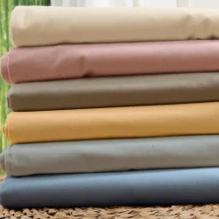 Drap housse 100% coton biologique - bonnet 30 cm (90x200cm - Sable)>Tradilinge Best