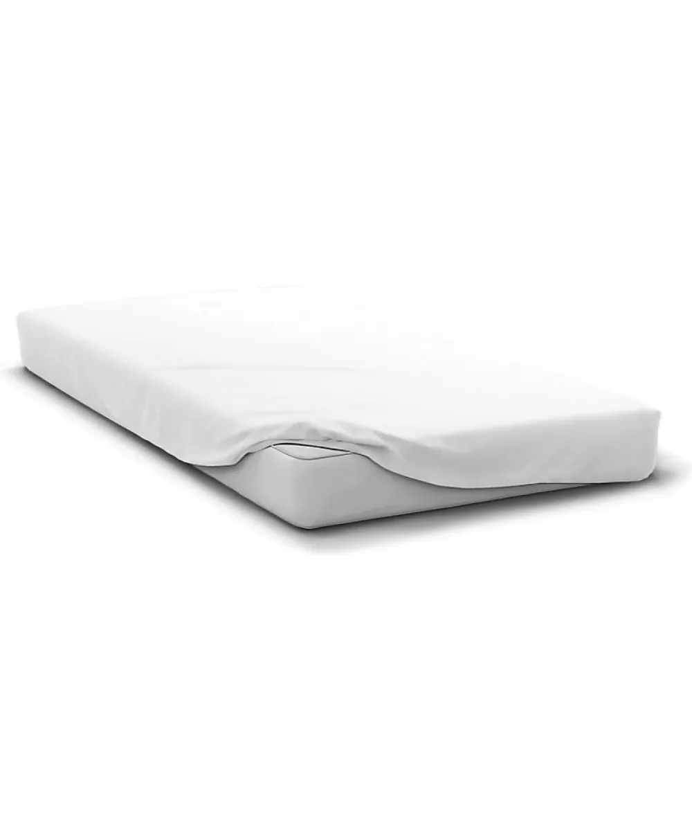 Drap Housse - - HP71760 - 90 x 190 cm + 30 cm bonnet - Microfibre - 82 g - BLANC>Home Linge Passion Hot