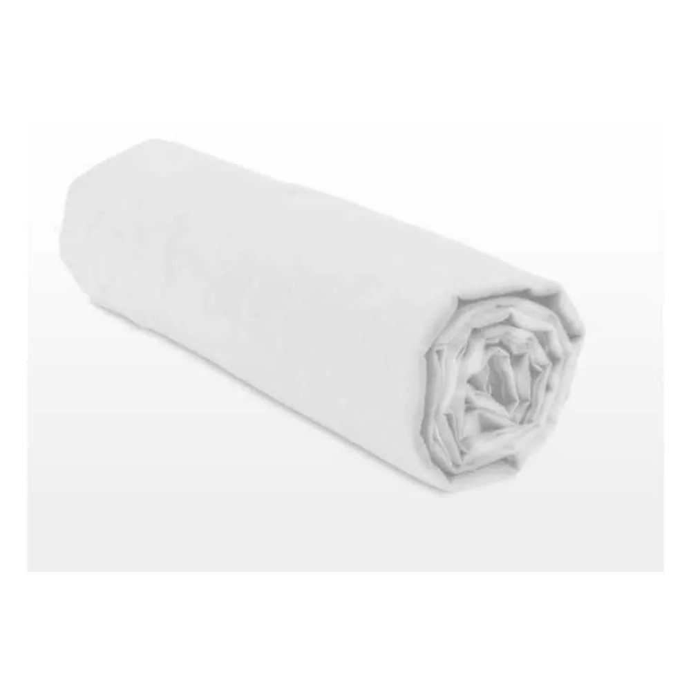 Drap Housse - - HP71760 - 90 x 190 cm + 30 cm bonnet - Microfibre - 82 g - BLANC>Home Linge Passion Hot