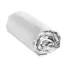 DRAP HOUSSE 2 PERSONNES UNI 57 FILS LINA BLANCHE - 140x190cm - Blanc>Douceur D'Intérieur Clearance