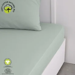 Drap housse 2 places - 100% coton BIO>Today Best