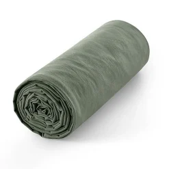 Drap housse 160 x 200 cm bonnet 30 cm "Prémium" pour lit 2 places - Prémium Romarin>Coton Pur Best