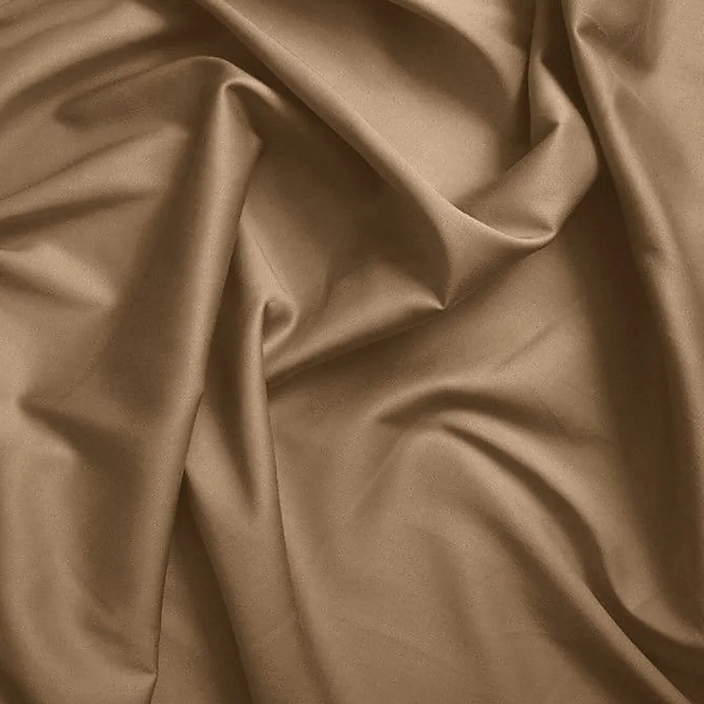 Coton Pur Drap housse 180 x 200 cm bonnet 30 cm "Prémium" pour lit 2 places King Size - Prémium Taupe* Drap Housse|Drap Housse