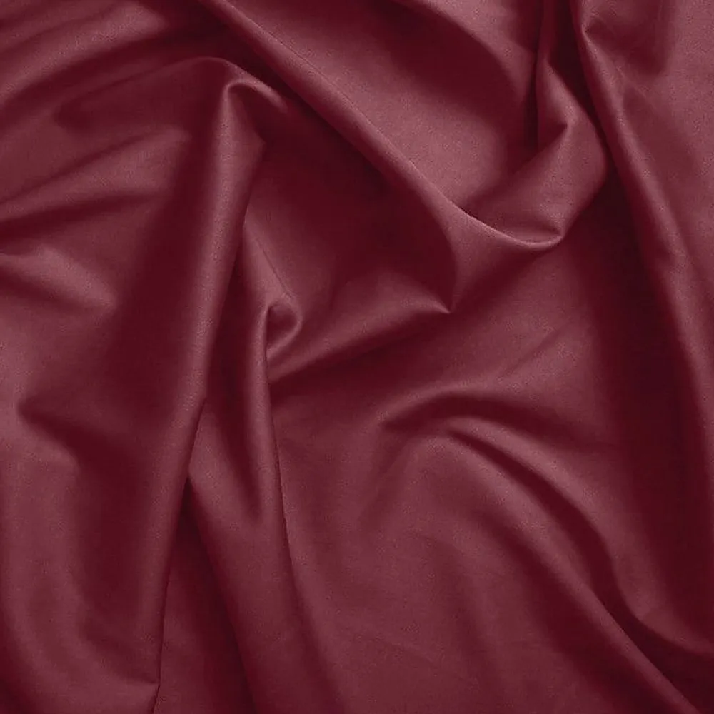 Drap housse 90 x 190 cm bonnet 30 cm "Prémium" pour lit 1 place - Prémium Grenat>Coton Pur Clearance