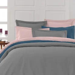 Drap housse bonnet 40 cm en percale coton PLUSGalet 90x200 cm SOFT PERCALE><noscript><img width=