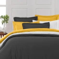 Drap housse bonnet 40 cm en percale coton PLUSAnthracite 200x200 cm SOFT PERCALE><noscript><img width=