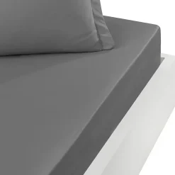 Sensei Maison Drap housse bonnet 40 cm en percale coton PLUSGalet 140x190 cm SOFT PERCALE* Drap Housse|Drap Housse