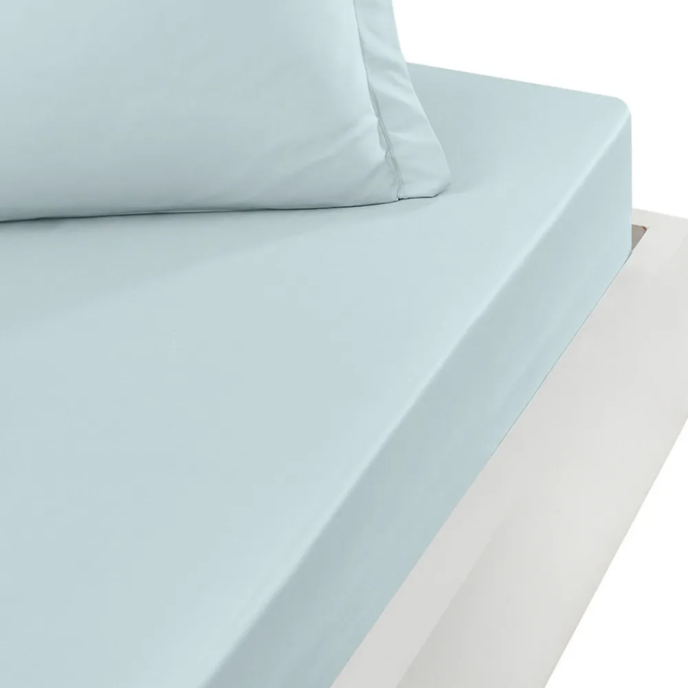 Drap housse bonnet 40 cm en percale coton PLUSNuage 140x200 cm SOFT PERCALE>Sensei Maison Sale