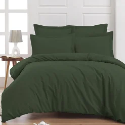 Drap housse bonnet 40 cm en percale coton PLUSEucalyptus 90x200 cm SOFT PERCALE>Sensei Maison Sale