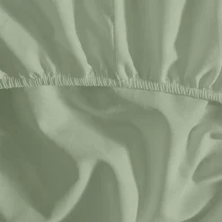Drap housse bonnet 40 cm en percale coton PLUSSauge 200x200 cm SOFT PERCALE>Sensei Maison Online