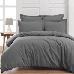 Drap housse bonnet 40 cm en percale coton PLUSGalet 200x200 cm SOFT PERCALE><noscript><img width=