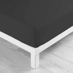 Eden Drap housse coton 57 fils noir 90 x 190 cm* Drap Housse|Drap Housse