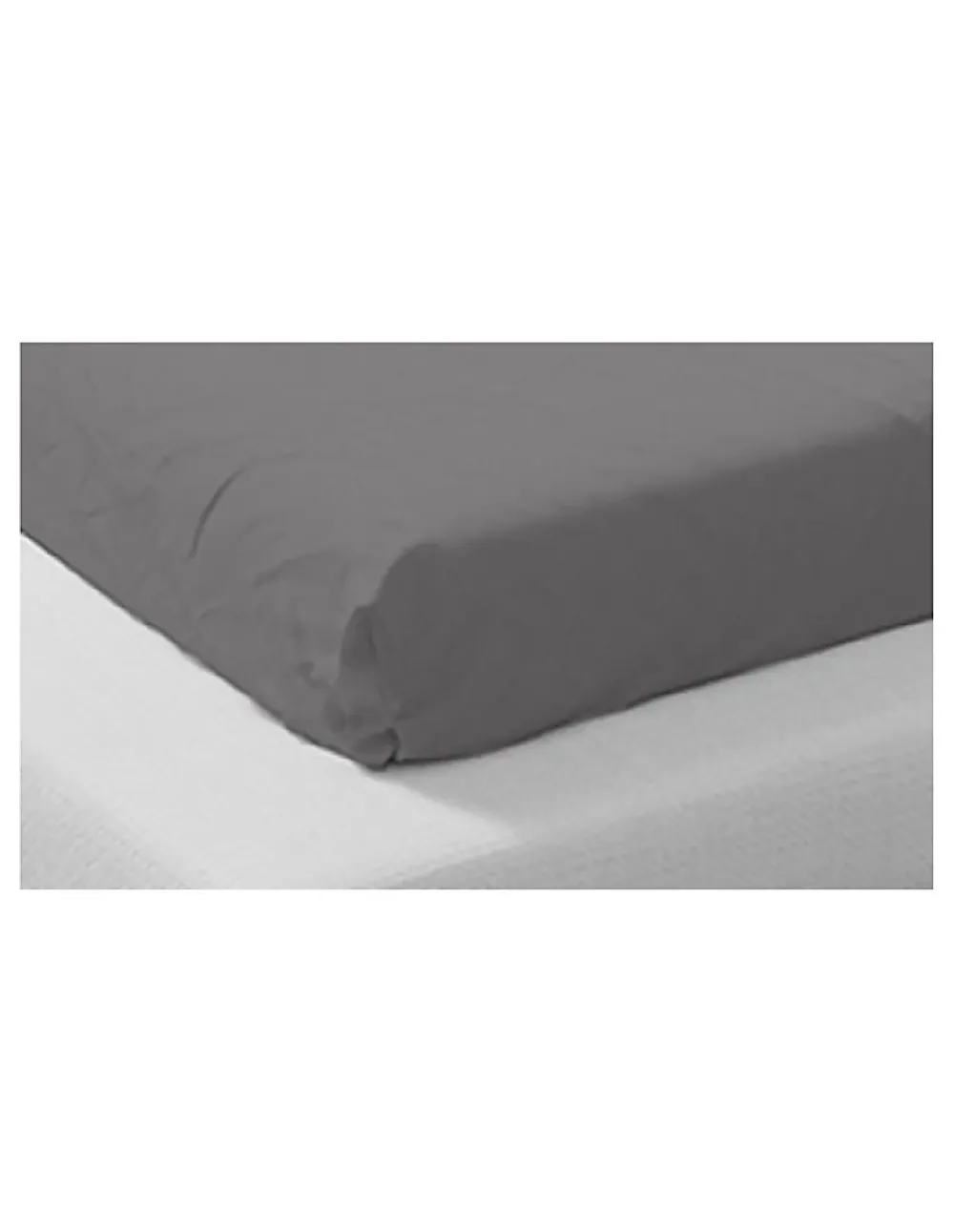 Mani Textile Drap Housse coton Biologique Anthracite - 160x200cm* Drap Housse|Drap Housse