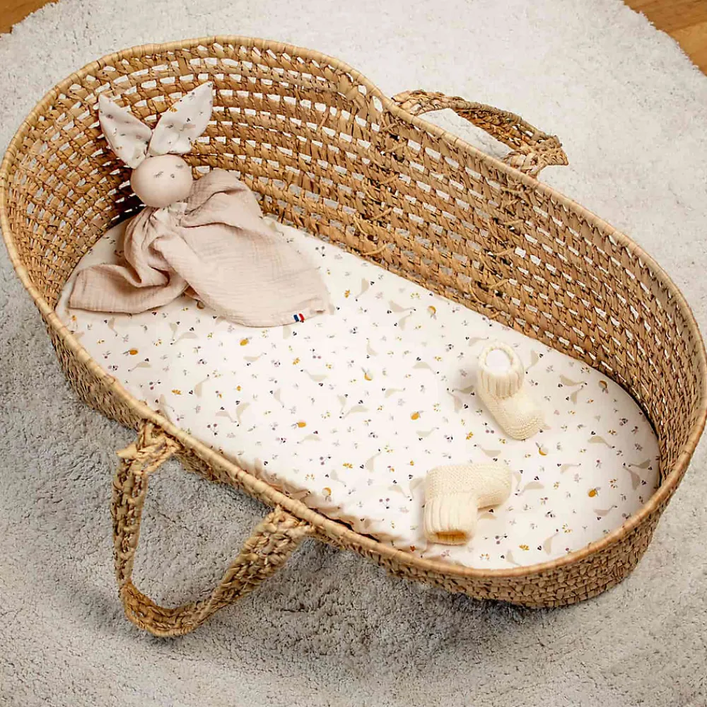 Drap housse couffin en coton Sidonia>Sevira Kids