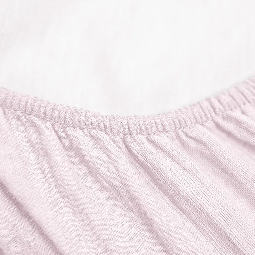 Drap housse couffin en double gaze à carreaux>Sevira Kids Hot