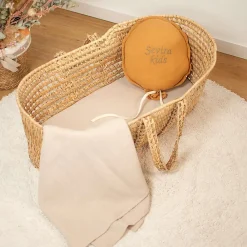 Drap housse couffin en double gaze à carreaux>Sevira Kids Online