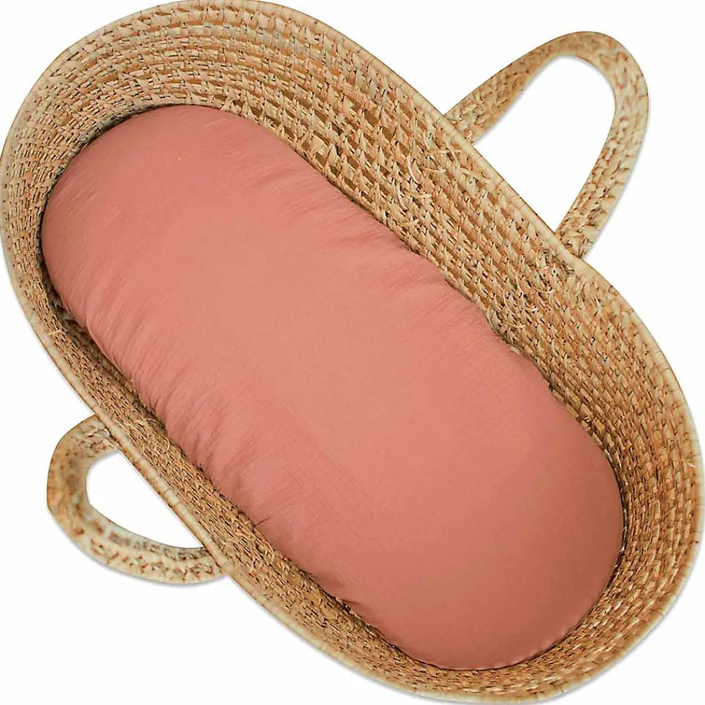 Drap housse couffin ovale en gaze de coton Jeanne>Sevira Kids Discount