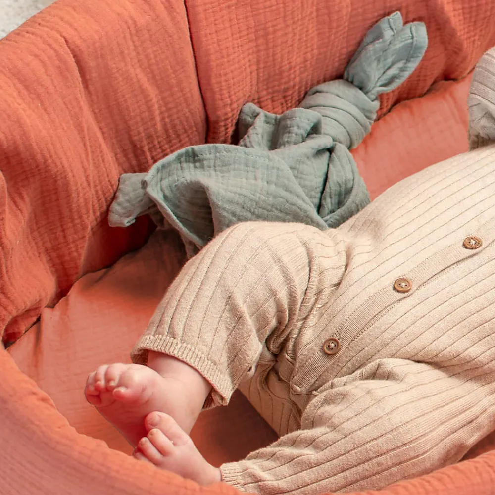 Drap housse couffin ovale en gaze de coton Jeanne>Sevira Kids Discount