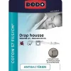 DRAP HOUSSE - ANTIBACTERIENS - TAUPE - 160X2000 cm - Bonnet 32 cm>Dodo Online