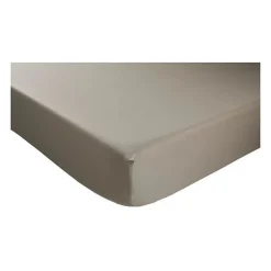 DRAP HOUSSE - ANTIBACTERIENS - TAUPE - 160X2000 cm - Bonnet 32 cm>Dodo Online