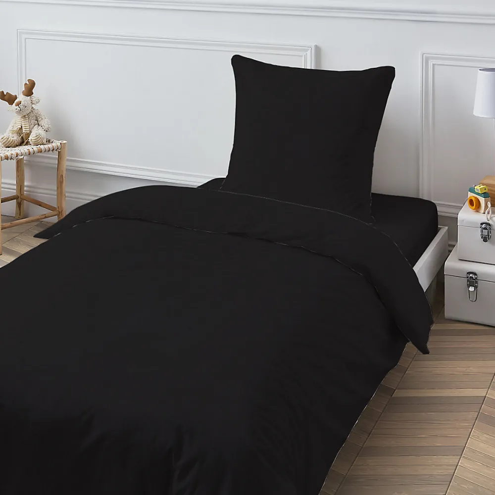 Drap housse en coton 57 fils uni bonnet 25cm 90x200cm>Future Home Hot
